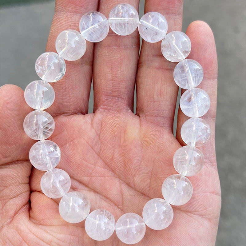 7A Natural Blue Needle Hair Crystal Bracelet