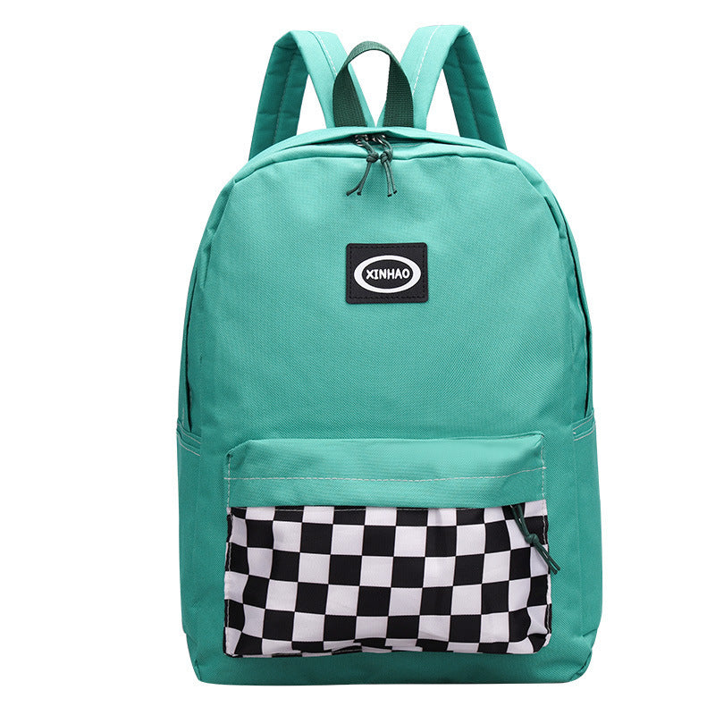 Classic checkerboard backpack