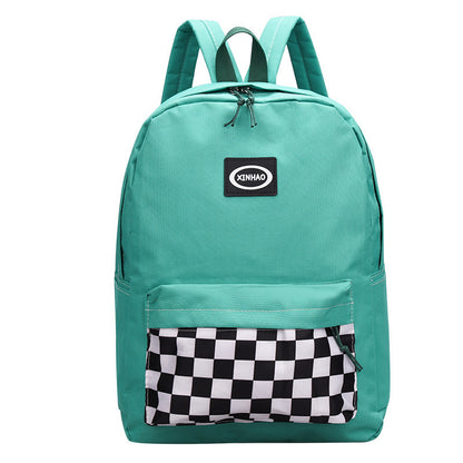 Classic checkerboard backpack