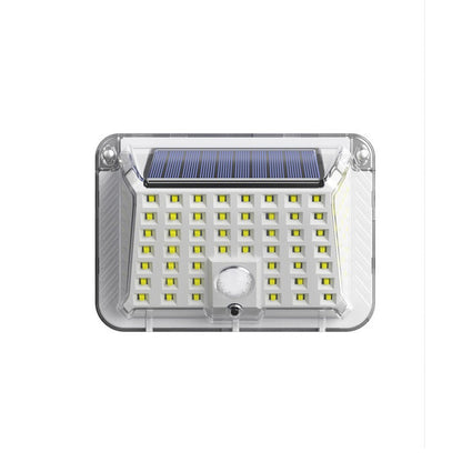 Lámpara solar de pared con sensor de movimiento de tres lados 
