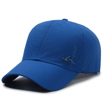 Gorra de béisbol con protección solar de malla transpirable y de secado rápido 