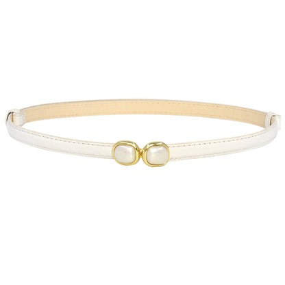 Patent leather belt woman