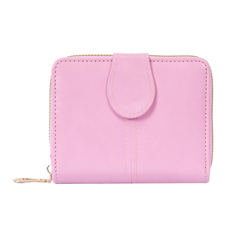 Buckle coin bag women's small wallet
