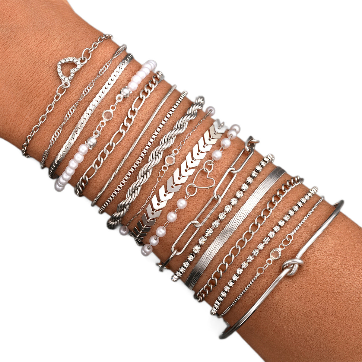 Boho Multi-Layer Chain Bracelet Set