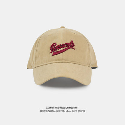 Oversized Letter Baseball Cap