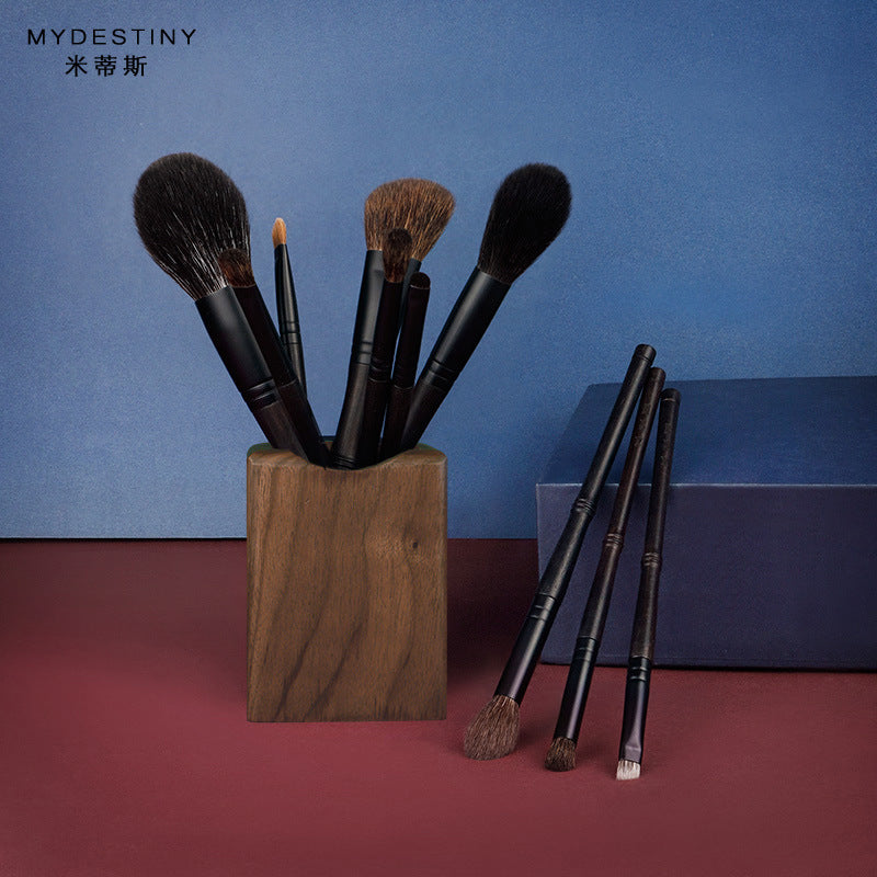 Animal Hair Makeup Brush Set