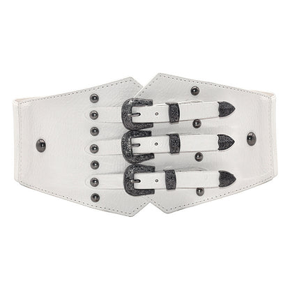 Belt elastic waist seal