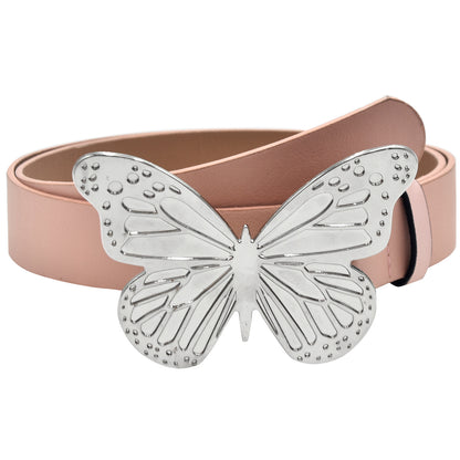 Silver Metal Butterfly Belt