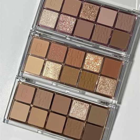 Paleta de sombras de ojos de 10 colores 