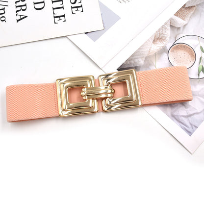 Gold belt women's decorative belt