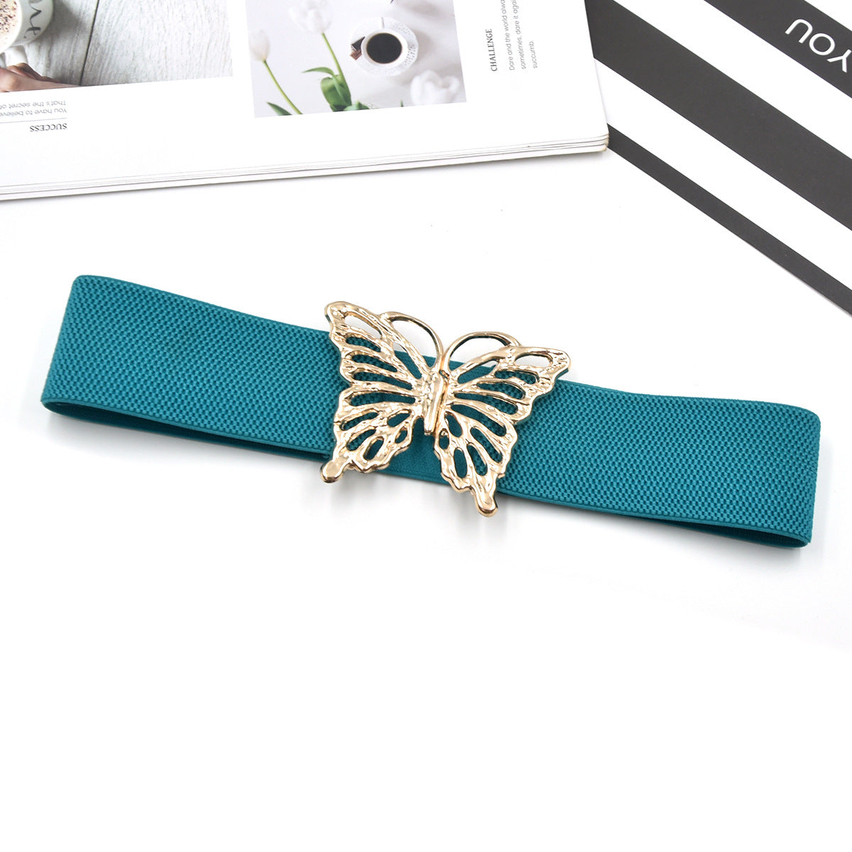 Hollow butterfly decorative belt