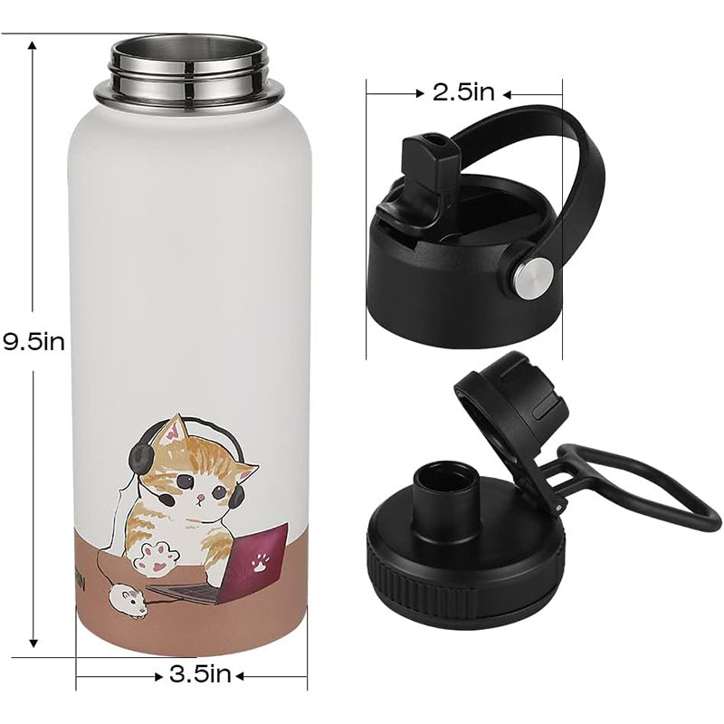 Sports spray travel kettle thermos cup