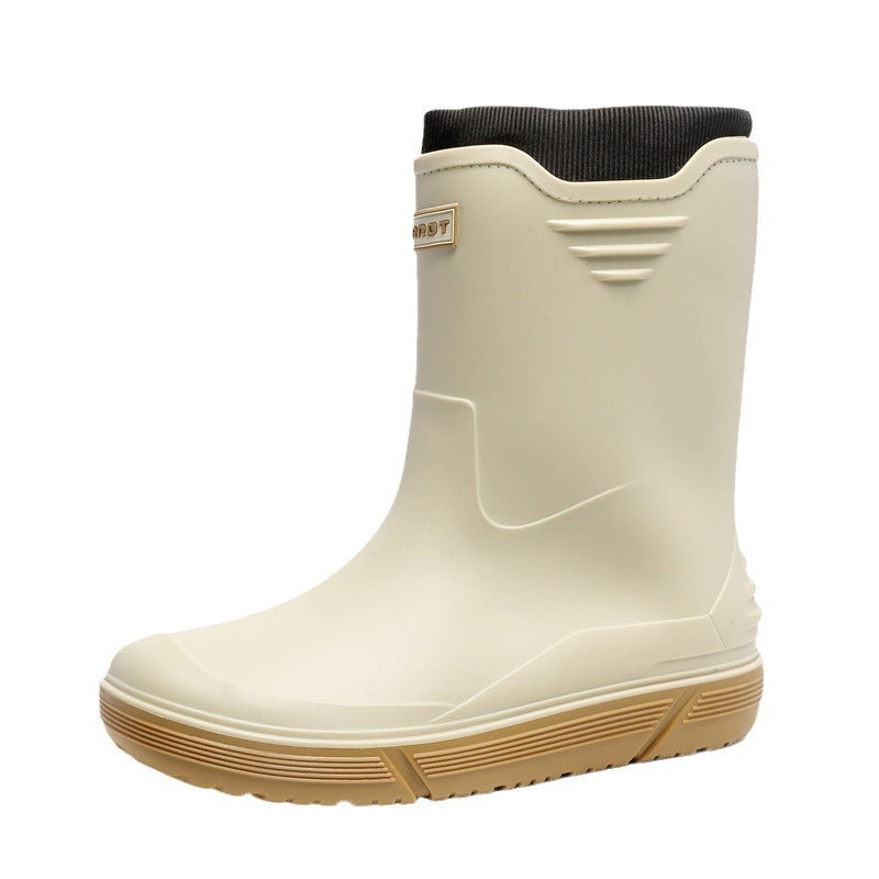 Fashion rain shoes men's warmth