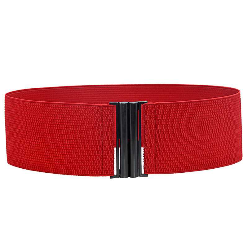 Chain elastic elastic waist seal women's belt