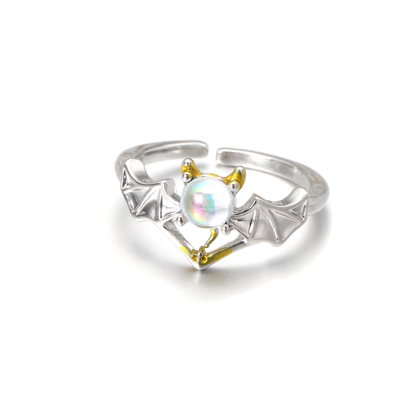 Adjustable Moonstone Index Ring