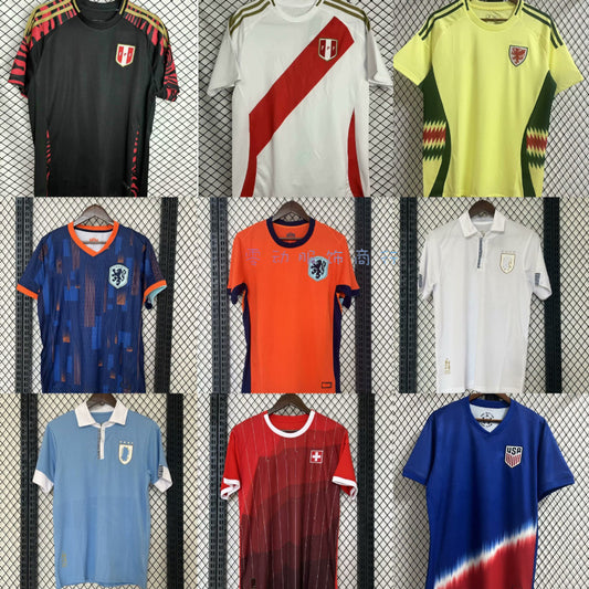 2024 Netherlands Wales Switzerland Uruguay Peru USA Jersey
