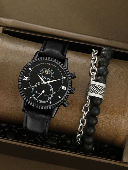 Creative Alloy Watch Sports Bracelet Set