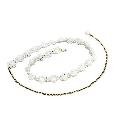 Small ball chain thin belt