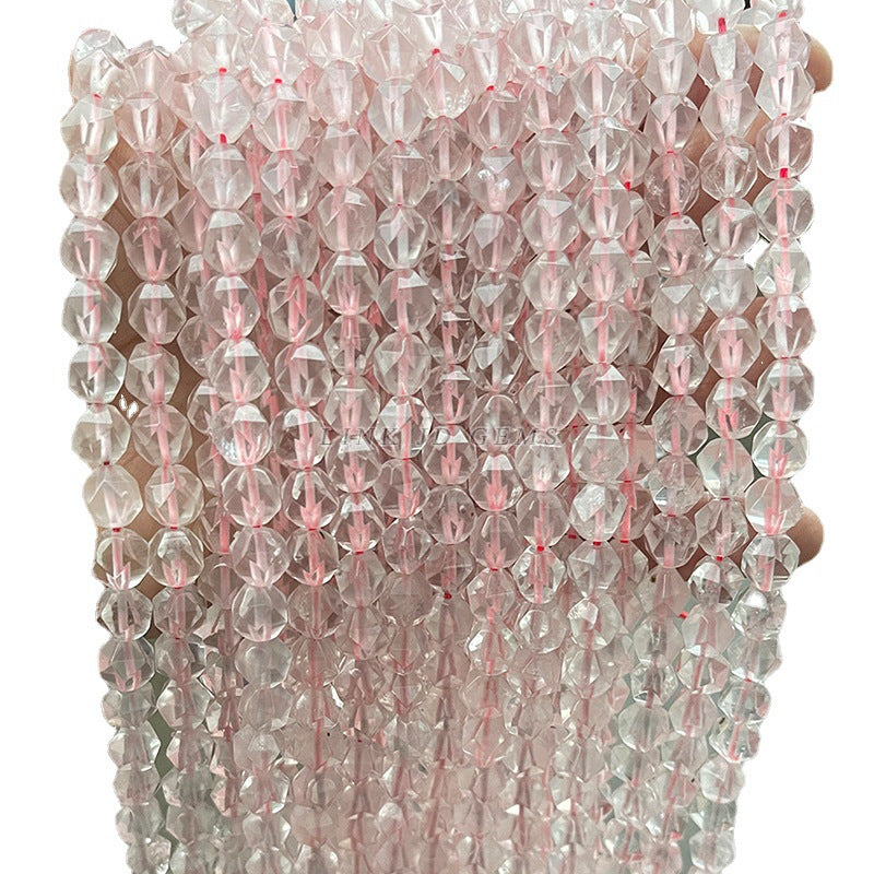 8/10 Ice Through Powder Crystal Diamond Faceted Rhombus Beads Loose Beads