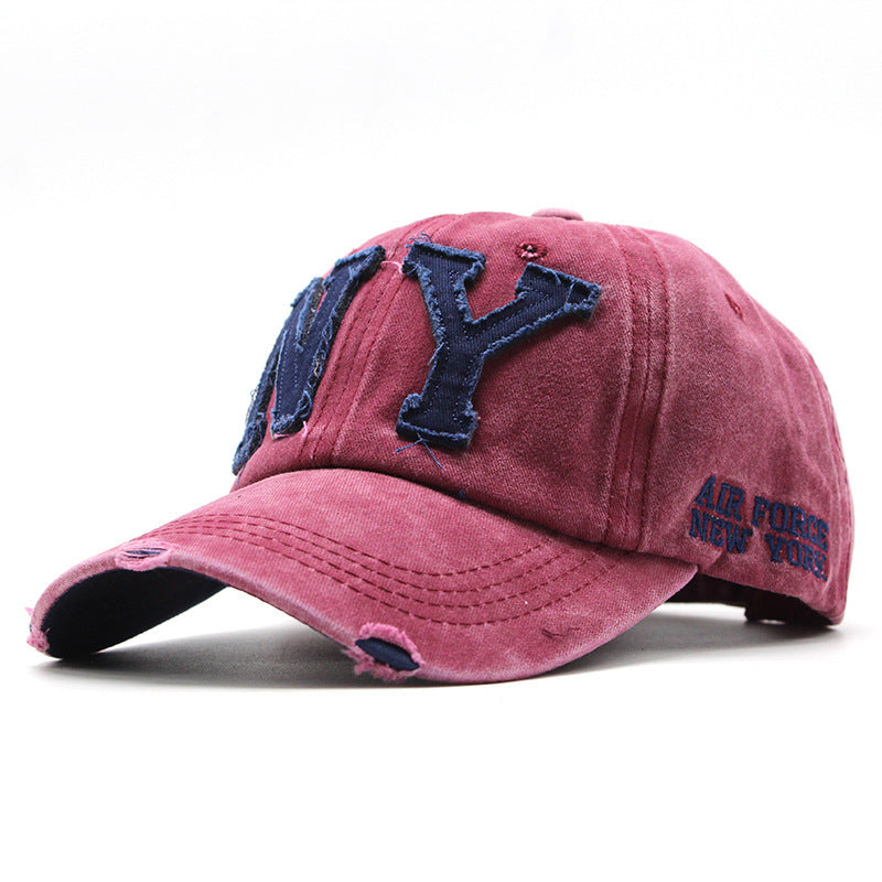Gorra de béisbol lavada en primavera 