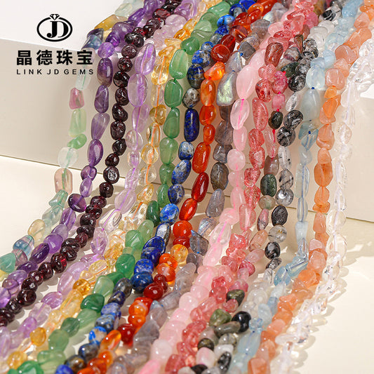 6-8Mm crystal agate irregular conformal loose beads