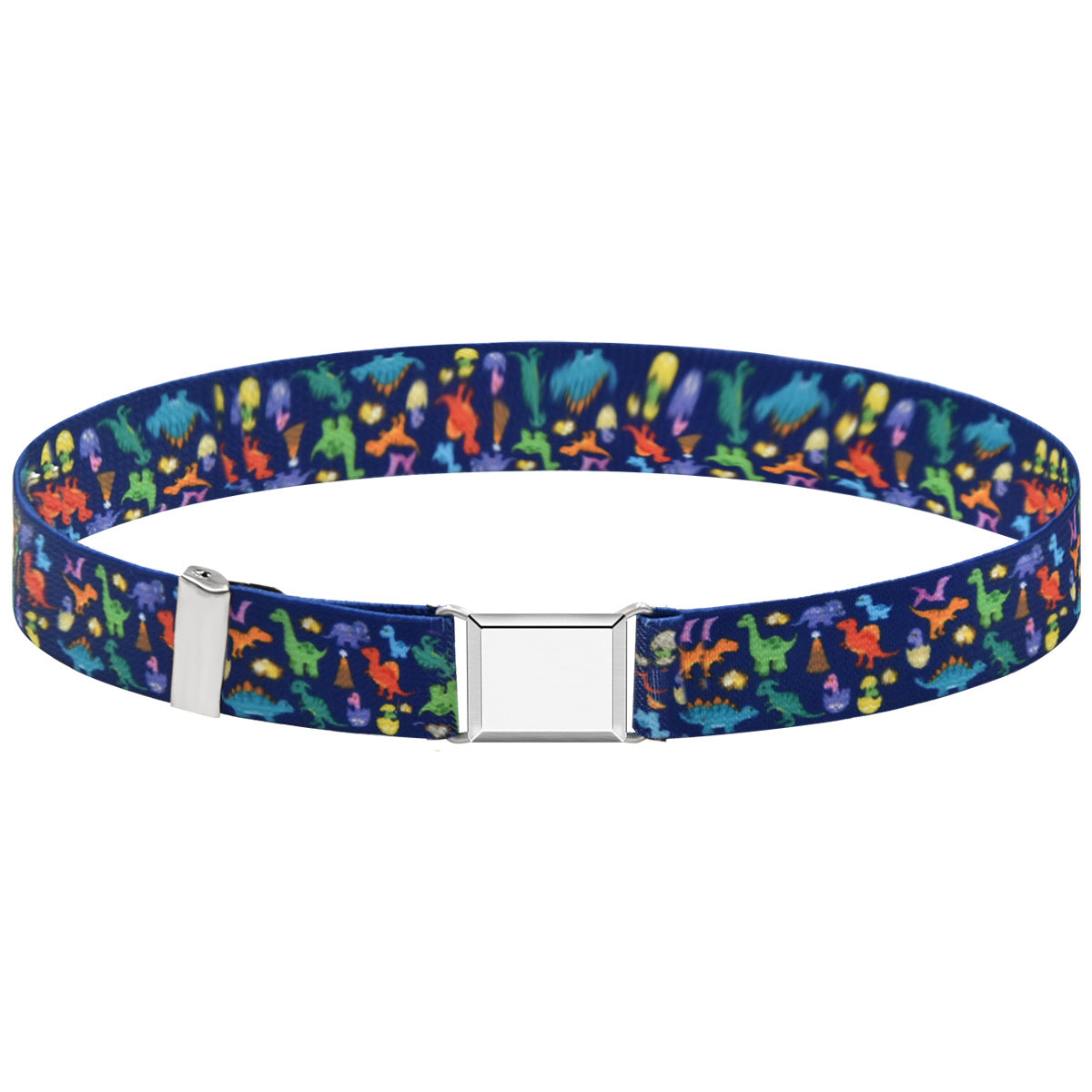 Elastic belt for boys and girls monochrome belt