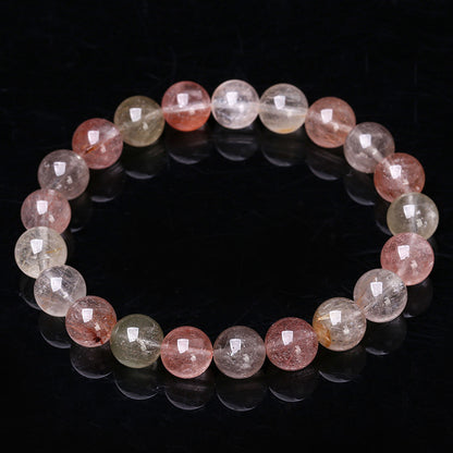 8A Natural Color Rabbit Hair Crystal Bracelet