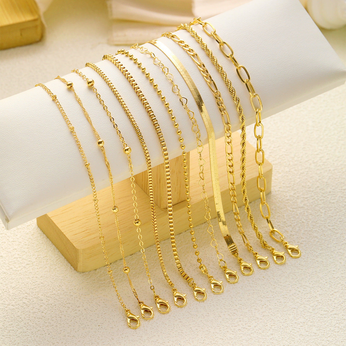 11-Piece Love Bead & Twist Bracelet Set