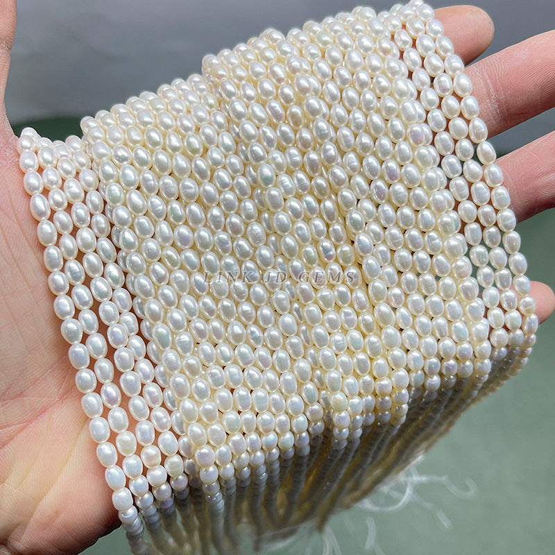 3.5-4 mm High Gloss Natural Freshwater Pearl