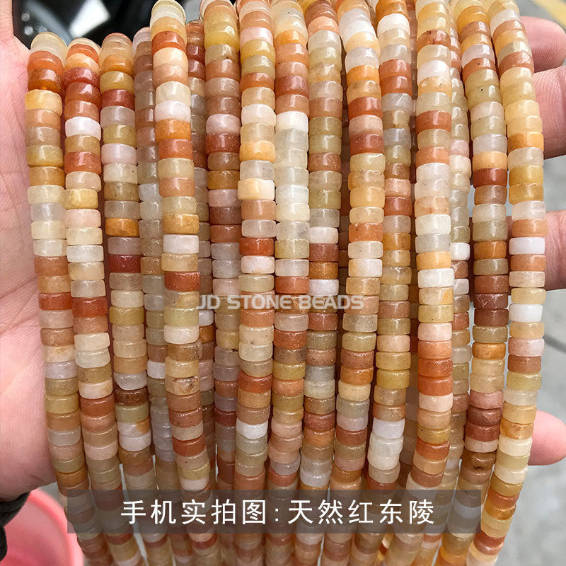 3 * 6Mm natural stone right angle disc loose beads