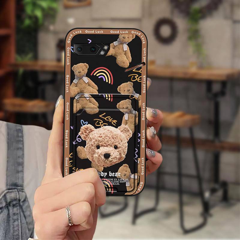 Asus Dustproof Silicone Cartoon Card Holder Case