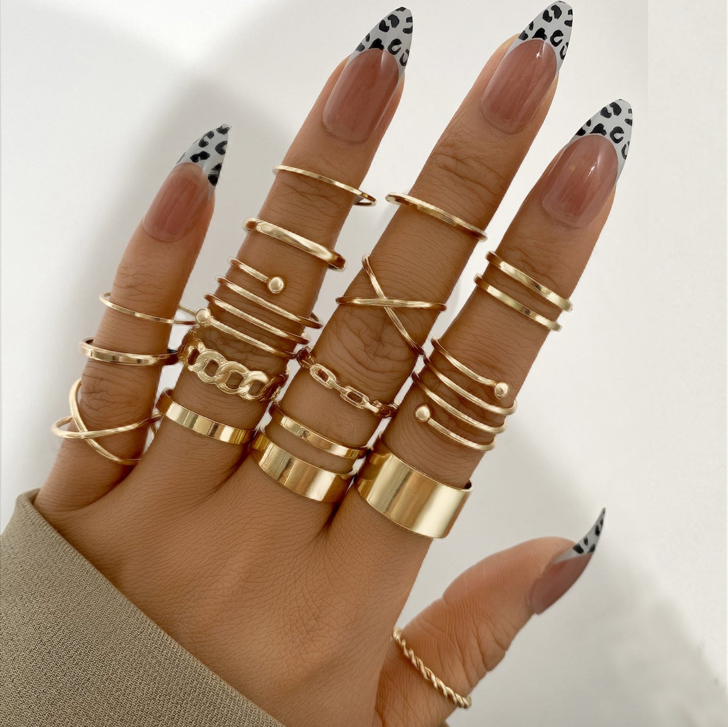 Retro Alloy 6-Piece Ring Set