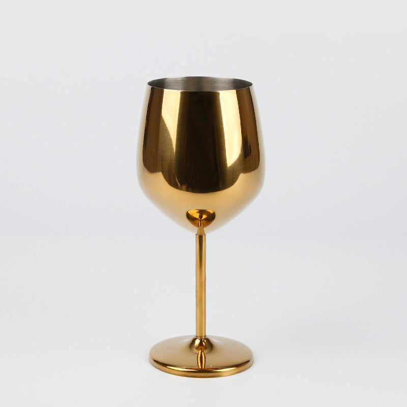 Stainless steel 304 tall wine glass