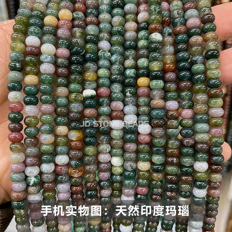 6 * 4Mm natural stone crystal abacus beads loose beads