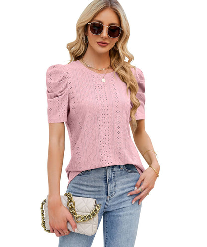 Stacked Sleeves Loose Top