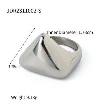 Exaggerated spherical ring