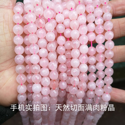 Frosted Natural Full Meat Powder Crystal Loose Beads