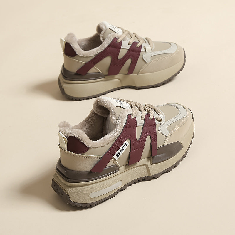 Forrest Gump women's velvet thick-soled sports shoes