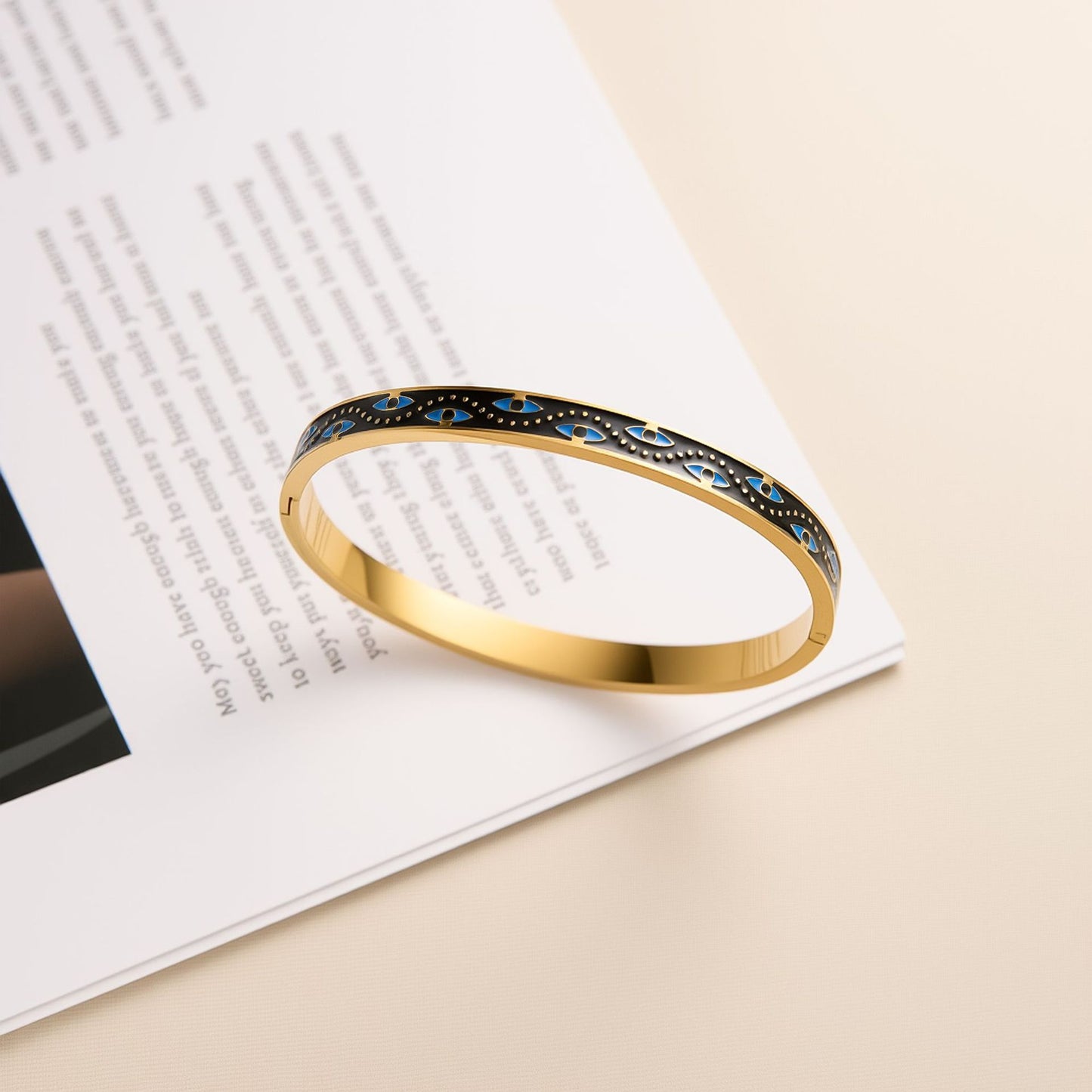 Titanium Steel Devil's Eye Bracelet