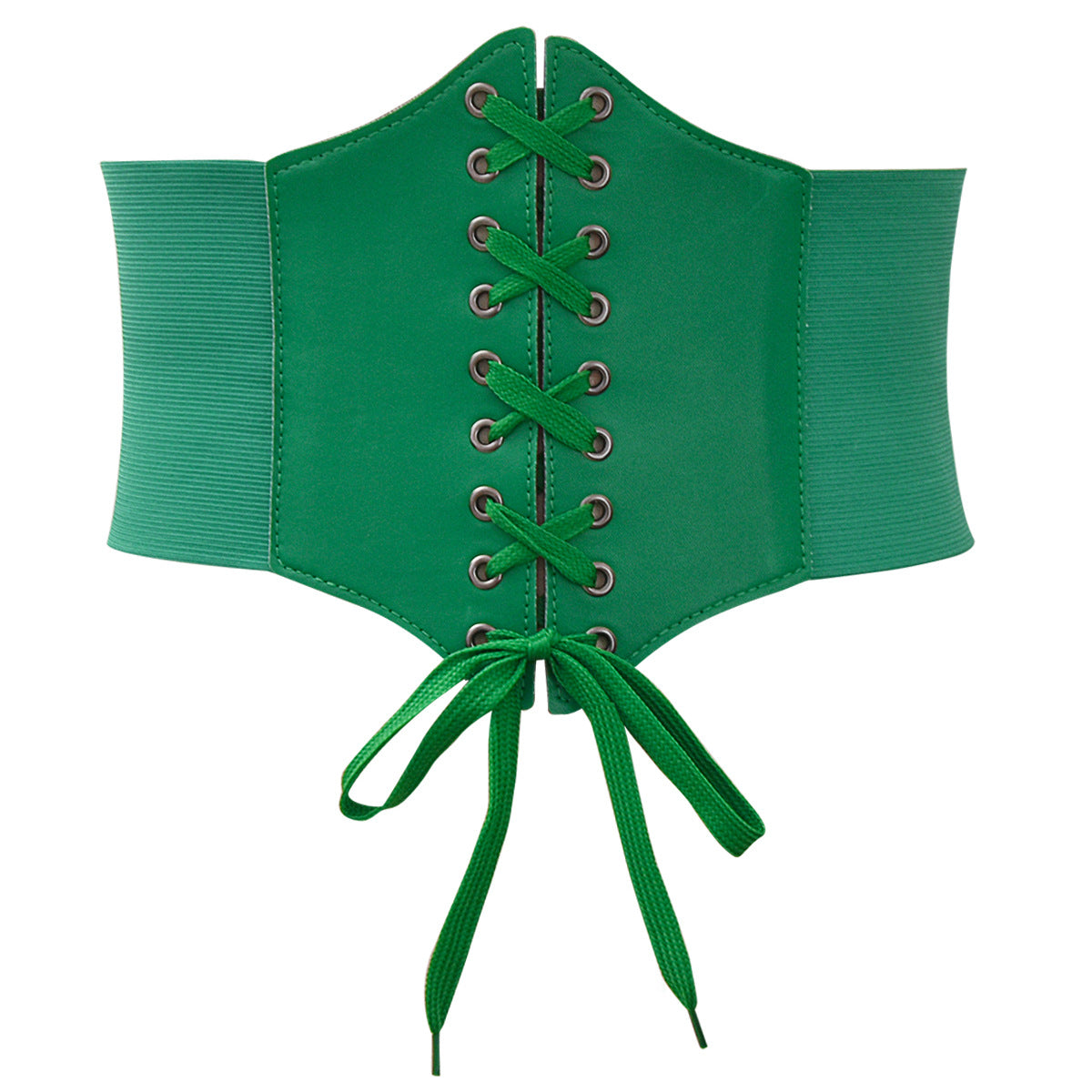 Plastic waist lace rivets
