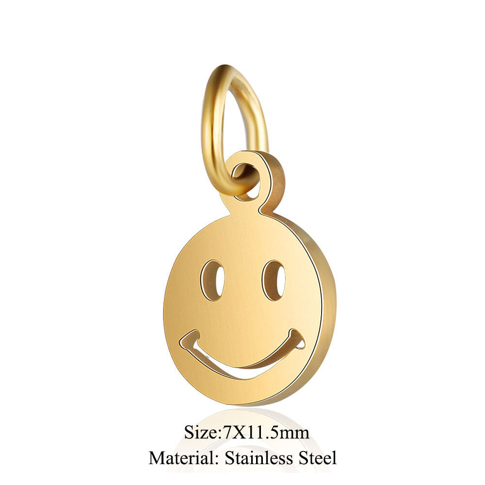 5 pcs/titanium steel jewelry connecting accessories pendant