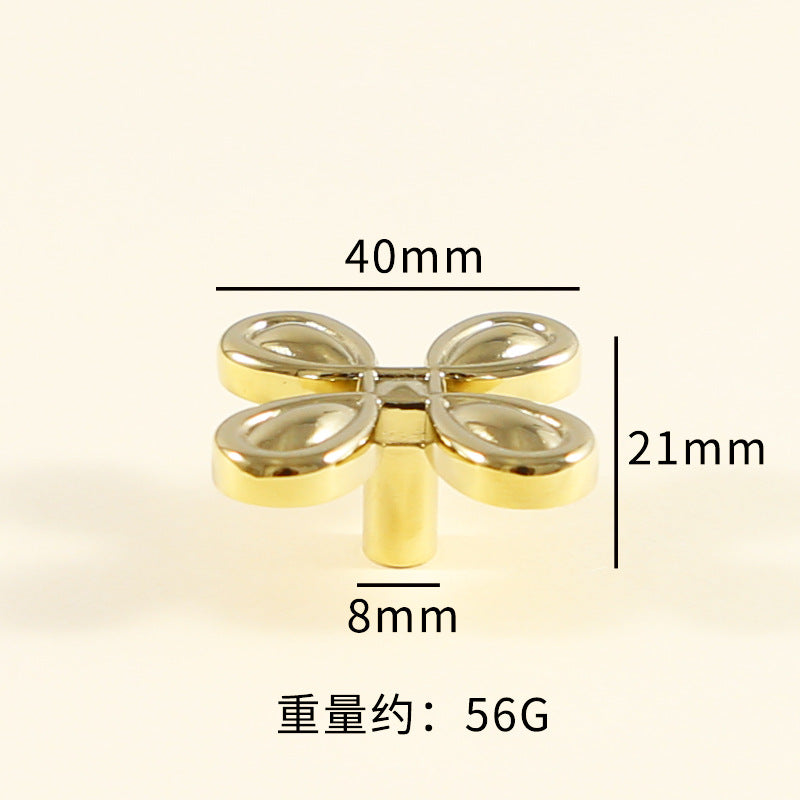 Golden Clover Brass Handle