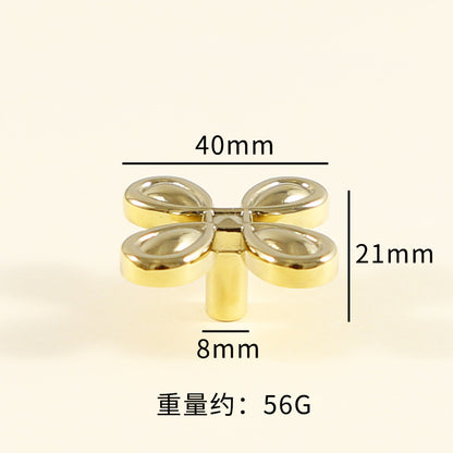 Golden Clover Brass Handle