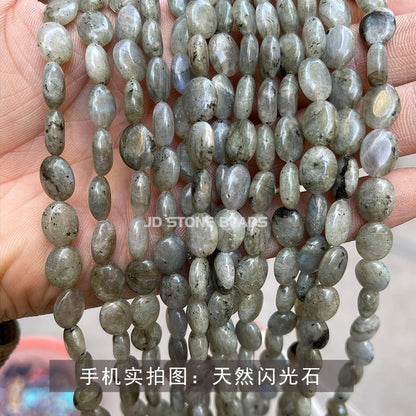 8X10mm crystal jade oval loose beads