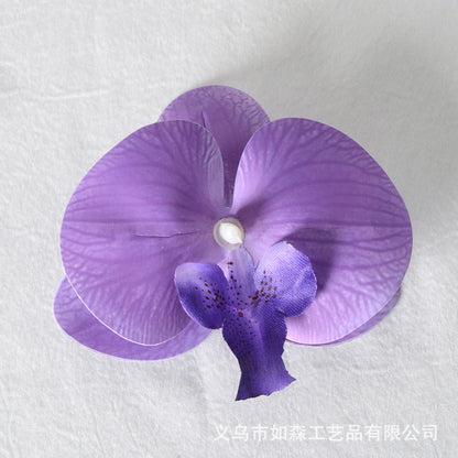 Filme de simulação de pétalas de cabeça de flor de orquídea Phalaenopsis 