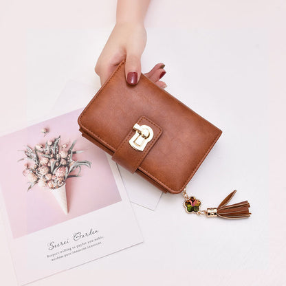 Folding wallet woman