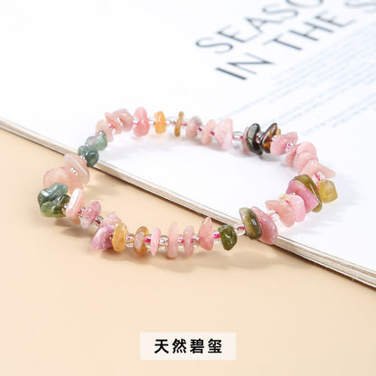Pulsera de grava de cristal