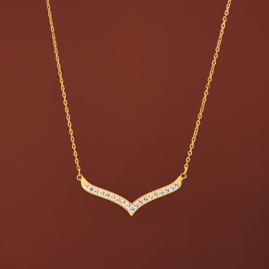 Titanium Steel V-Necklace