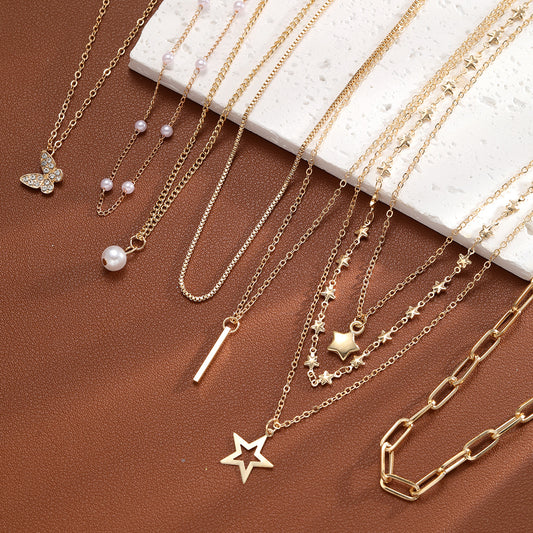 Star Butterfly Necklace Set