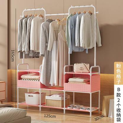 Floor Clothes Drying Rack Organizer